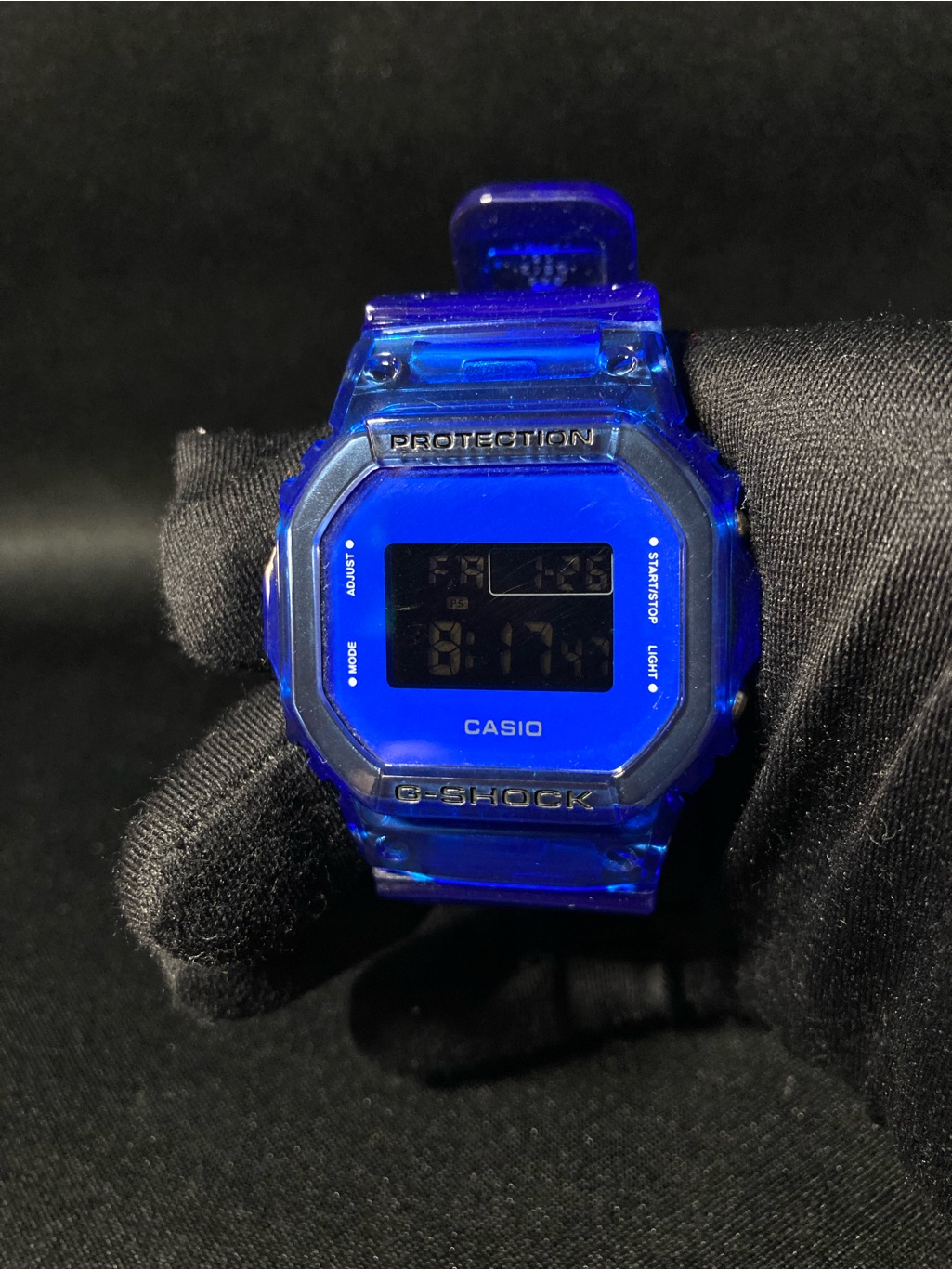Custom Clear Blue G Shock Dw5600 Model